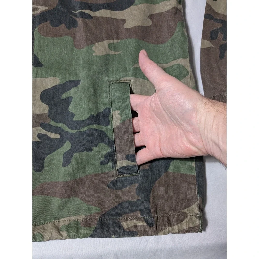 ZARA MAN YOU HAVEN'T SEEN ANYTHING‎ Men Medium Green Camo Utility Jacket